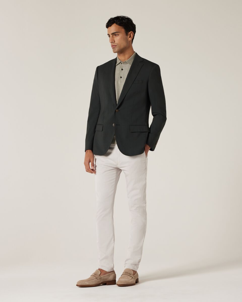 Fashion Polo Knit, Sage, hi-res